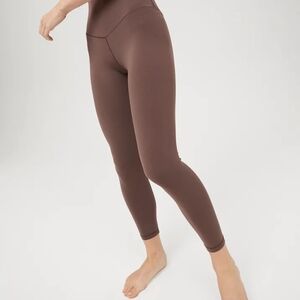 Aerie Brown High-Waisted Leggings 25"inseem